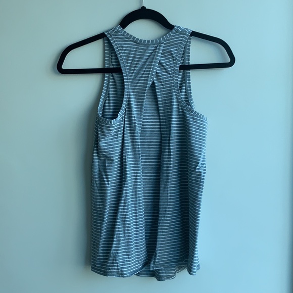 Lululemon Striped Tank (Gray) - Picture 4 of 5